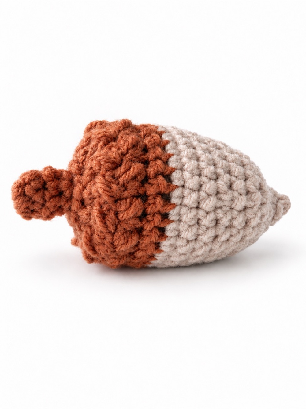 Handmade Crochet Acorn Fall & Woodland Decor 4”